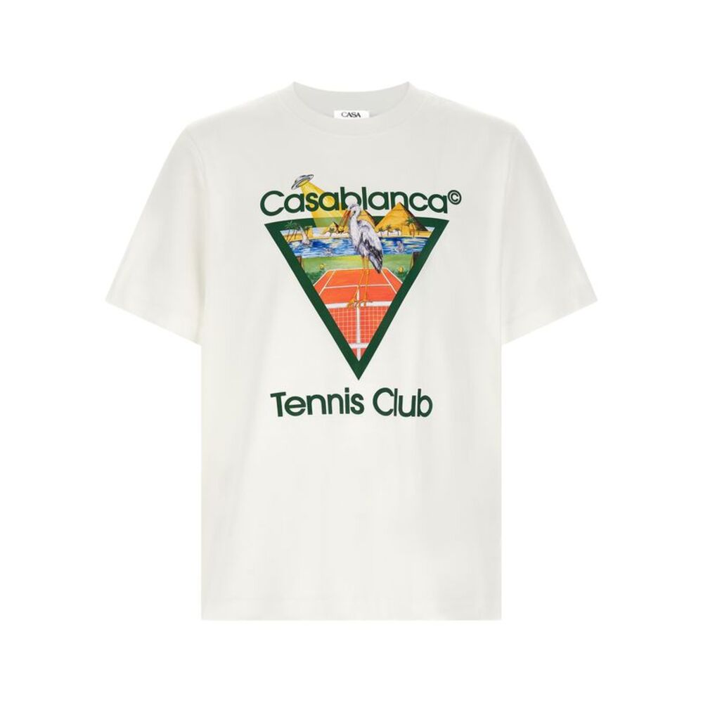 Casablanca Men 'Tennis Club' Front Print T-Shirt